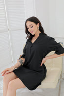 Ella - Elegantes Midikleid Mit V Ausschnitt