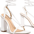 Franziska – Stylische Riemchen Sandalen mit Blockabsatz und offener Spitze