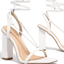 Franziska – Stylische Riemchen Sandalen mit Blockabsatz und offener Spitze