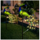 GlowFeather – Solarbetriebene Pfauen-Gartenleuchte mit LED für dekorative Akzente im Außenbereich