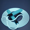 FlashRope - LED Springseil Verstellbares leuchtendes Fitnessseil mit ergonomischen Griffen und Taschenlampe