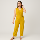 Mira – Ärmelloser Jumpsuit mit Wickel-Bund und schmal zulaufendem Bein