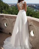 Jonna - Modisches ärmelloses langes Kleid mit Blumenmuster und Seitenschlitz