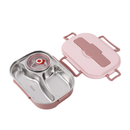 ThermoBox - Thermische Lunchbox mit Fächern und Suppenschüssel für frische Mahlzeiten