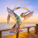 SpiritWings - Hummingbird Memorial Suncatcher Lebendiger Fensterbehang mit symbolischem Gestaltung