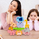 StackCritters – Tier Stapelblockspiel mit Formzuordnung und Gleichgewichtsspiel