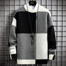 Richard - Karierter Pullover mit Rundhalsausschnitt und langen Ärmeln