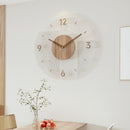 TimberTime – Klassische Wanduhr mit geräuschlosem Uhrwerk und minimalistischem Entwerfen
