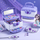 BeautyBloom - Prinzessinnen Schmink kreatives Kosmetikset mit Lippenstift Lidschatten und Pinseln