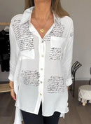 EternalChic - Frauen Bedrucktes Shirt