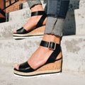 Marilina – Stylische Sandalen mit Schnallenriemen und rutschfester dicker Sohle