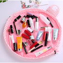 PackEase – Make-up-Tasche mit Kordelzug und flach zu öffnendem Entwerfen