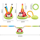 JumpNexus – 3 in 1 Aktivspielzeug mit Springringwurf und Raketenwerfer