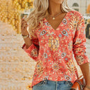 Emma – Elegantes V Ausschnitt Top Mit Lockerer Passform