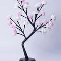 RoseAura – LED Rosenblütenbaumlampe mit flexiblen Zweigen und USB Stromversorgung