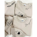 Muttertag - Einzigartiger Umarmung Hoodie mit gestickten Namen