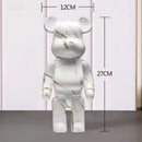 ArtBeast – Kühne künstlerische Bärenfigur für moderne Raumdekoration