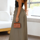 Frieda – Locker geschnittene Hose mit weitem Bein und Kordelzug in der Taille