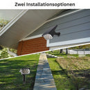 SolarGlow - Wasserdichte kabellose LED Solarstrahler für Wege und Gärten im Freien