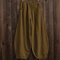 Tabea – Leichte Lockere Passform Weites Bein Hose mit Taschen