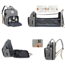 BabyNest - Tragbare Wickeltasche mit klappbarem Bett und organisierter Aufbewahrung