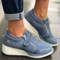 Jasmina – Lässige rutschfeste Sneaker mit Reißverschlüssen und atmungsaktivem Entwerfen
