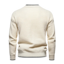 Lukas - Warmer Langärmelig Rundhalsausschnitt Strickpullover