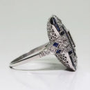 Selina – Glänzende kräftiger Ring mit breitem Band und elegantem Entwerfen
