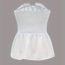 Noah - Falten Tops mit smocked Details und trägerlosen Design