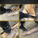 LogiSplit – Hochleistungs Holzspalter mit Bohrkeil für müheloses Holzschneiden