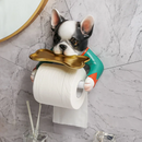 Rollover – Toilettenpapierhalter in Hundeform mit Ablage für die Badezimmerdekoration