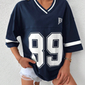 Antonia – Übergröße Sportshirt mit V Ausschnitt