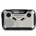 SafeSignal - Tragbares Notfallradio mit LED Taschenlampe Powerbank und Solaraufladung