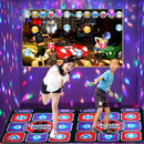 RhythmRide – Doppelte Tanzmatte mit Fernbedienung und rutschfester Unterseite