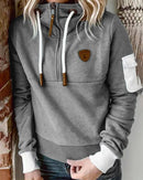 Joren – Eleganter Halfzip Hoodie mit funktioneller Tasche