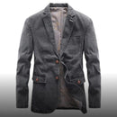 Nolan - Langärmelig Reverskragen Denim Jacke