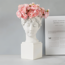 Athenica - Einzigartig Griechischer Harz Blumentopf Porträt Dekoration