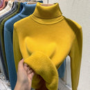 Aria - Langärmeliger Vlies Gefüttert Rollkragenpullover