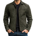 Arman - Bequeme Langarmjacke mit Reißverschluss und Taschen