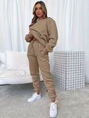 Clara - Langärmelig Top Und Hosen Zweiteiliges Set