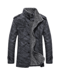Armin - Langärmelig Pelz Gefüttert  Jacke Mit Taschen