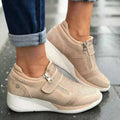Jasmina – Lässige rutschfeste Sneaker mit Reißverschlüssen und atmungsaktivem Entwerfen