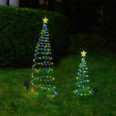 GlowTree - Kabellose Solar Baumlichter mit sternförmigen LEDs für die Gartendekoration