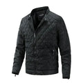 Louis - Langärmelige Stehkragenjacke mit Reißverschluss und Taschen