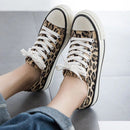 Carla - Flache Turnschuhe mit Leopardenmuster gepolstertem Komfort und rutschfester Sohle