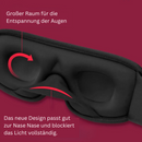 CloudRest - Ergonomische Schlafmaske Druckfreiem Augen Gestaltung