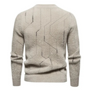 David - Warmes Langarm Rundhalsausschnitt Pullover für lässigen Stil