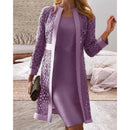 Alara – Zweiteiliges Lagen Set mit Langarm Cardigan und bequemer Passform
