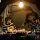 GlowCamp - Wiederaufladbare LED Campinglampe mit USB Anschluss und wasserdichtem Gestaltung