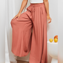 Frieda – Locker geschnittene Hose mit weitem Bein und Kordelzug in der Taille